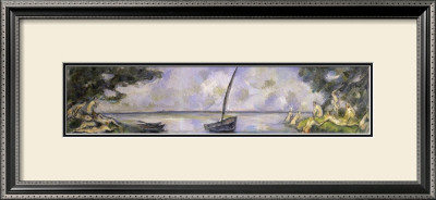The Bathers And The Barge by Paul Cézanne Pricing Limited Edition Print image