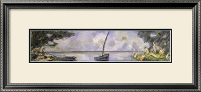 The Bathers And The Barge by Paul Cezanne Pricing Limited Edition Print image