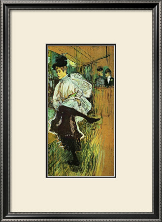 Jane Avril Dancing by Henri De Toulouse-Lautrec Pricing Limited Edition Print image