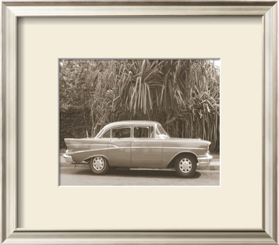 Car And Palm Trees by Nelson Figueredo Pricing Limited Edition Print image