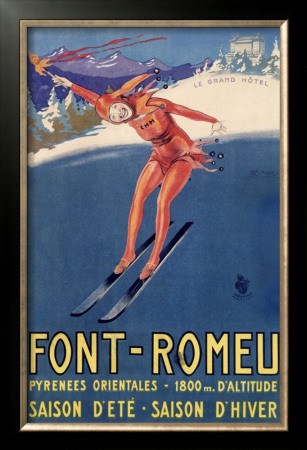 Font-Remeu, Saison D'hiver by Achille Luciano Mauzan Pricing Limited Edition Print image