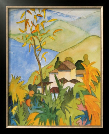 Village Above The Lake by Hermann Hesse Pricing Limited Edition Print image