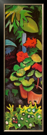 Blumen Im Garten (Detail) by Auguste Macke Pricing Limited Edition Print image