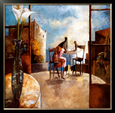 Lirios Y Balcon by Didier Lourenco Pricing Limited Edition Print image