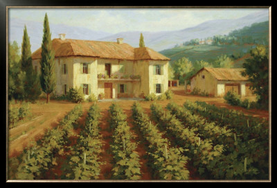Tuscan Vineyard by Roger Williams Pricing Limited Edition Print image