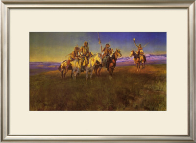 Redman's Wireless by Charles Marion Russell Pricing Limited Edition Print image