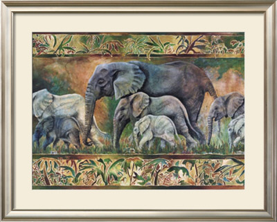 Elephant Parade by Pat Woodworth Pricing Limited Edition Print image