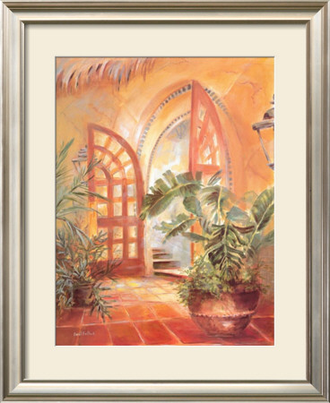 Tropical Atrium Ii by Carol Hallock Pricing Limited Edition Print image