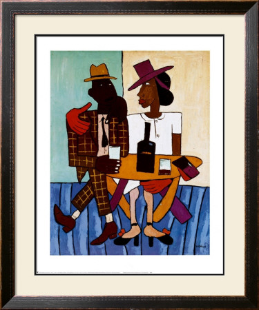 Cafe by William H. Johnson Pricing Limited Edition Print image