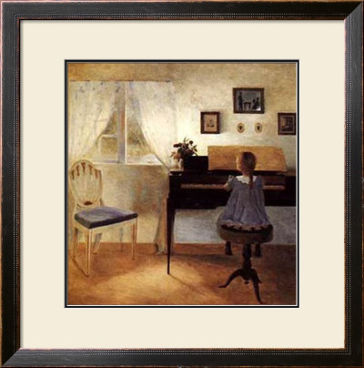 Young Pianist by Peder Ilsted Pricing Limited Edition Print image