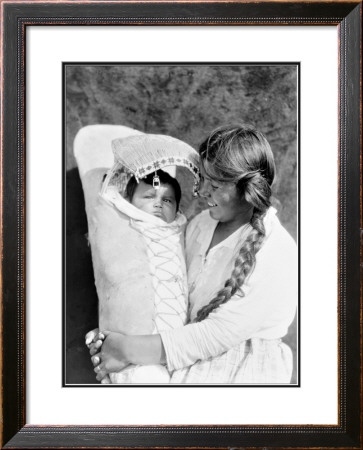 Mother And Son by Edward S. Curtis Pricing Limited Edition Print image