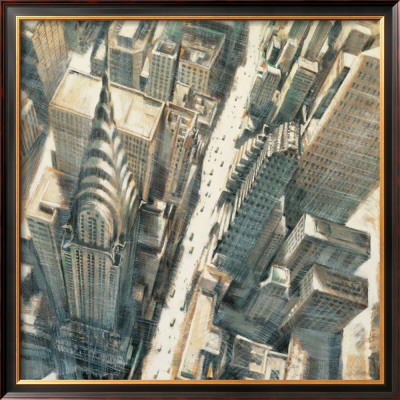 Aerial View Of Chrysler Building by Matthew Daniels Pricing Limited Edition Print image