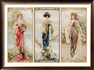 Three Silk Panels by Gaspar Camps Pricing Limited Edition Print image