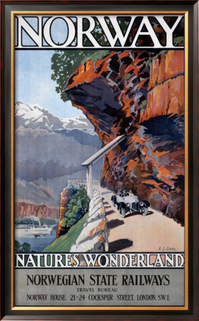 Nature's Wonderland Norwegian State Railway by A J Green Pricing Limited Edition Print image