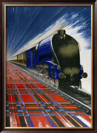 The Queen Of Scots, British Rail by Mayo Pricing Limited Edition Print image