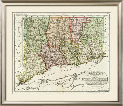Connecticut, C.1796 by Daniel Friedrich Sotzmann Pricing Limited Edition Print image