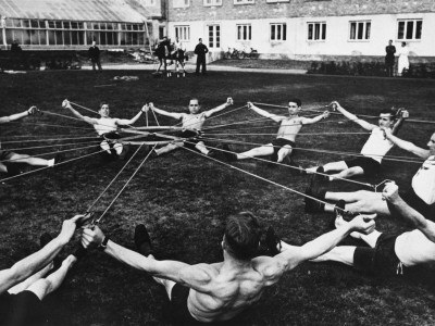 German Physiotherapy Wwii by Robert Hunt Pricing Limited Edition Print image