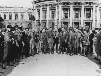 Nazi Councillors Of Vienna - Anschluss by Robert Hunt Pricing Limited Edition Print image