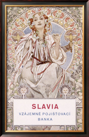 Mucha Nouveau Czech Bank Poster by Alphonse Mucha Pricing Limited Edition Print image