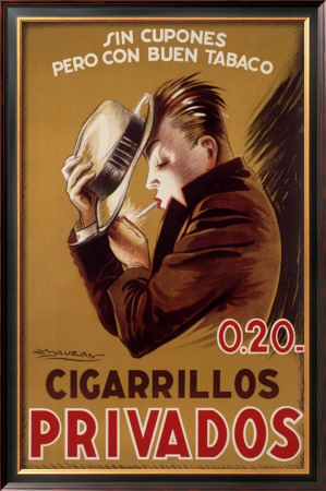 Cigarillos Privados by Achille Luciano Mauzan Pricing Limited Edition Print image