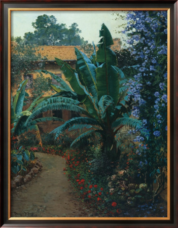 Garden Of The Potter Hotel by Theodore Wores Pricing Limited Edition Print image