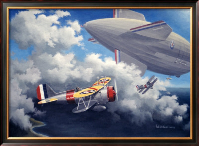Wwii, Usn Curtiss F9c Sparrowhawk by Paul Wollman Pricing Limited Edition Print image