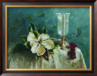 Magnolia By Candlelight by Lisa White Pricing Limited Edition Print image