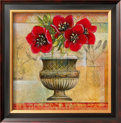 Rojo Botanical V by Dennis Carney Pricing Limited Edition Print image