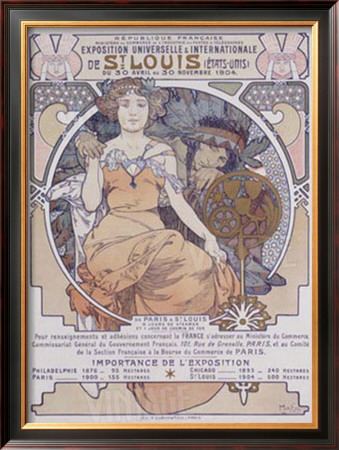 St. Louis, International Exposition by Alphonse Mucha Pricing Limited Edition Print image