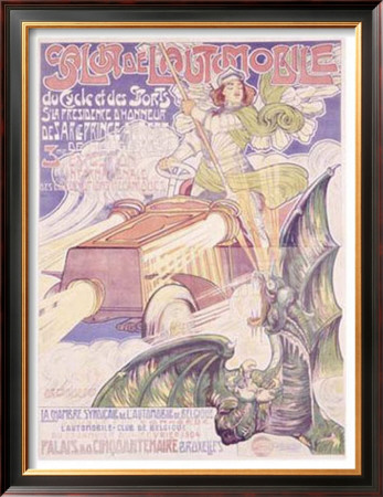 Salon De L'automobile by Constant De Busschere Pricing Limited Edition Print image