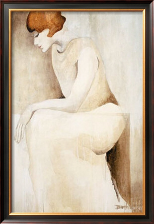 Seated Woman by Beverley Hawksley Pricing Limited Edition Print image