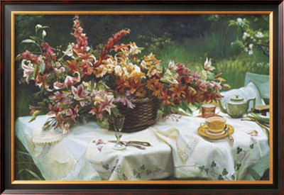 Garden Tea Ii by Kevin Liang Pricing Limited Edition Print image