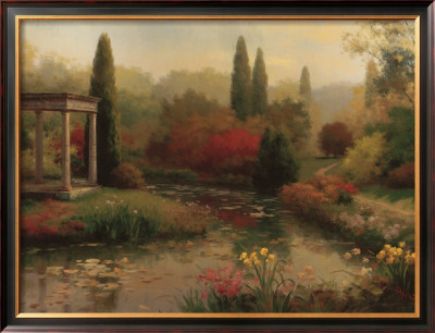 Garden Pond by Haibin Pricing Limited Edition Print image