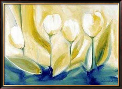 Giant White Tulips by Alfred Gockel Pricing Limited Edition Print image