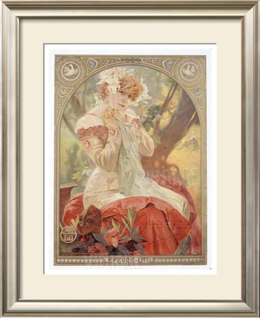 Lefevre-Utile, Sara Bernhard by Alphonse Mucha Pricing Limited Edition Print image