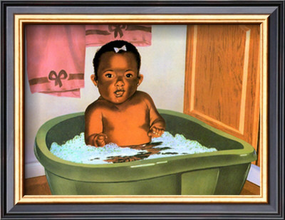 Bath Time Girl by Stanley Morgan Pricing Limited Edition Print image