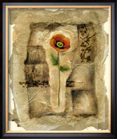 Gilded Poppy Ii by Jennifer Goldberger Pricing Limited Edition Print image