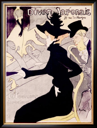 Divan Japonaise, C.1893 by Henri De Toulouse-Lautrec Pricing Limited Edition Print image