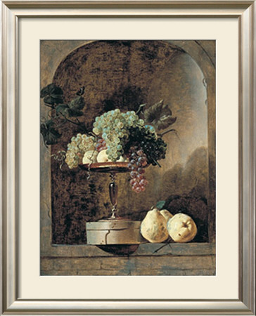 Grapes, Peaches And Quinches In A Niche, 1883 by Frans Snyders Pricing Limited Edition Print image