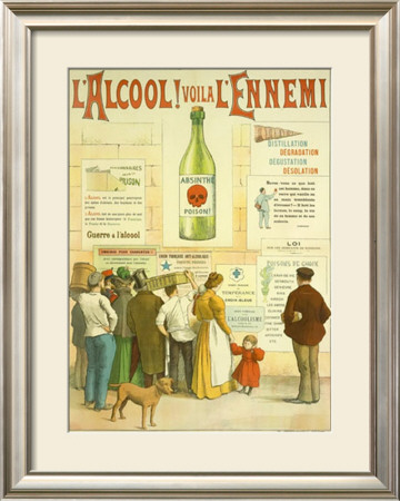 L'alcool Voila L'ennemi by Frederic Christol Pricing Limited Edition Print image