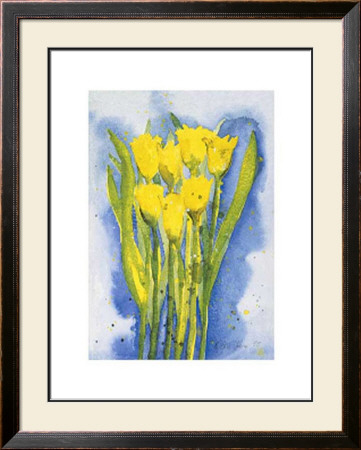 Yellow Tulips by Witka Kova Pricing Limited Edition Print image