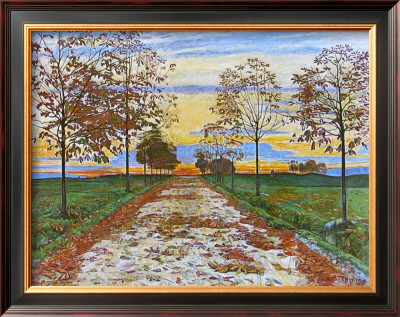 Avenue In Autumn by Ferdinand Hodler Pricing Limited Edition Print image