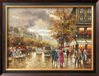 Vintage Street Scene by Richards Pricing Limited Edition Print image