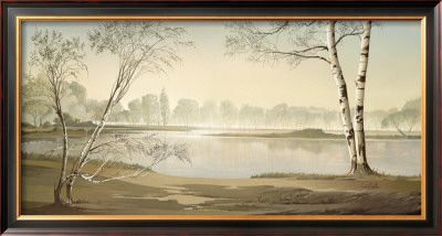 Shimmering Lake by Leon Wells Pricing Limited Edition Print image