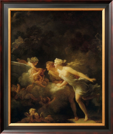 La Fontaine D'amour by Jean-Honore Fragonard Pricing Limited Edition Print image