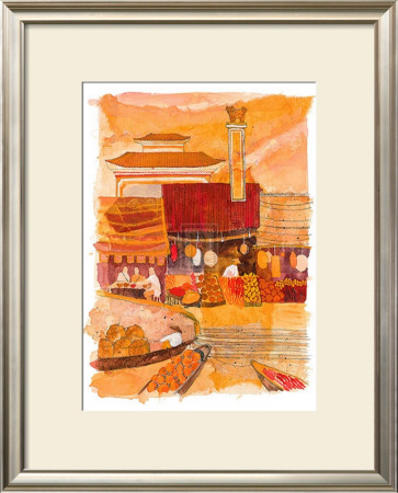Waterside Lanterns by Liz Myhill Pricing Limited Edition Print image