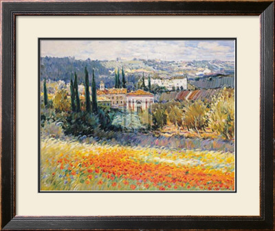 Sunlight On The Poppyfield by Frank Malva Pricing Limited Edition Print image