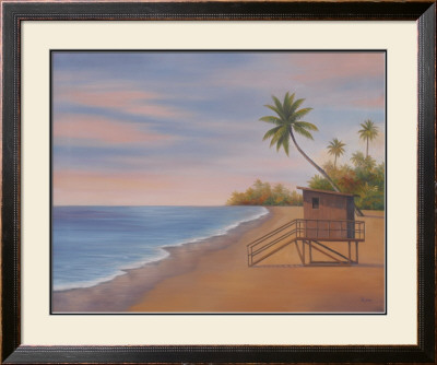 Tropical Beach Ii by Vivien Rhyan Pricing Limited Edition Print image