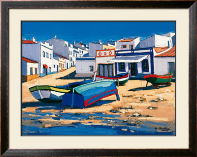 Barque Bleue A Alvor by Jean-Claude Quilici Pricing Limited Edition Print image