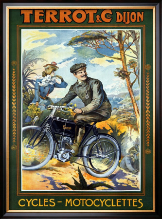Terrot And Cie Motorcycle by Francisco Tamagno Pricing Limited Edition Print image